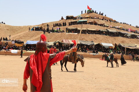 تعزیه عصر عاشورا در روستای رجعین