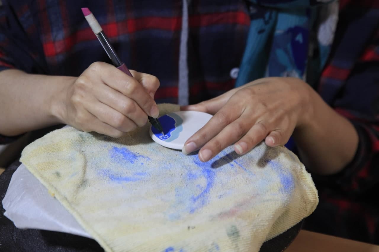 هنرمند گلستانی خالق خوشذوق دستسازهای سرامیکی