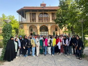 بازدید دانشجویان ملل مختلف از ظرفیت‌های گردشگری قزوین
