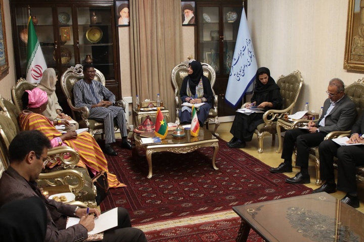 دیدار سفیر بورکینافاسو با معاون صنایعدستی و هنرهای سنتی