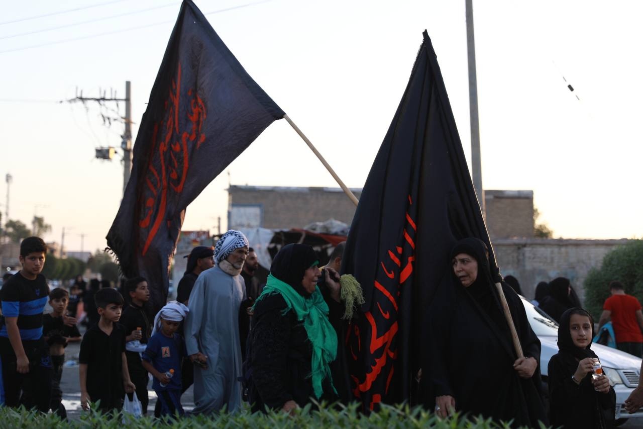 مشایهالحسین اهالی ملاشیه اهواز رهسپار کربلا معلی شد