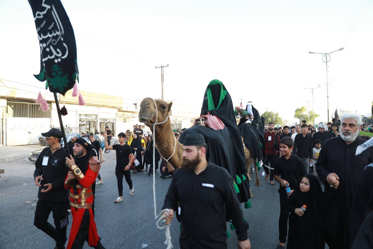 مشایه‌الحسین اهالی ملاشیه اهواز رهسپار کربلا معلی شد