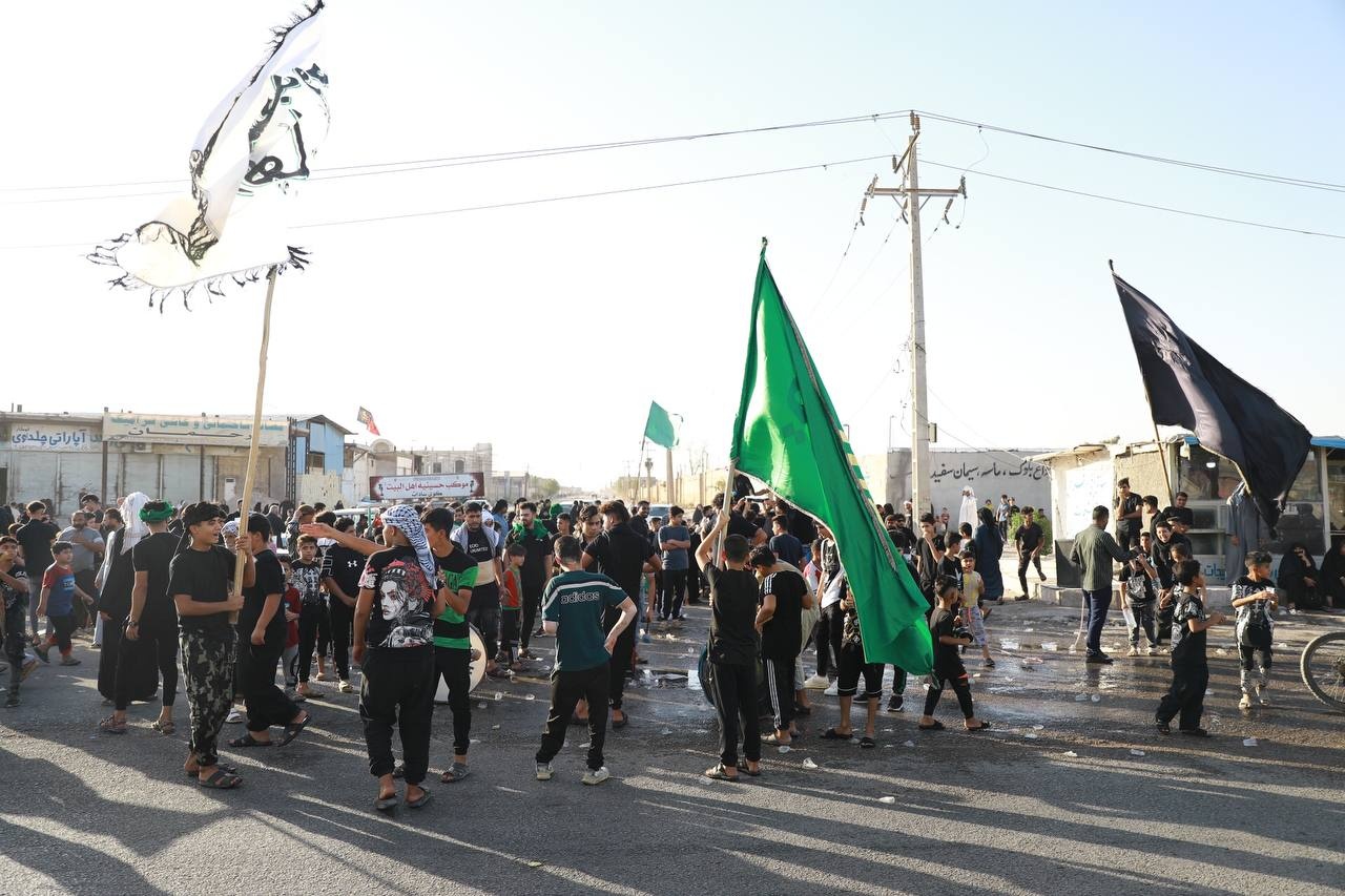 مشایه‌الحسین اهالی ملاشیه اهواز رهسپار کربلا معلی شد