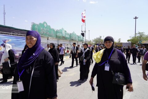 خدمات‌رسانی به زائران اربعین در تمرچین پیرانشهر