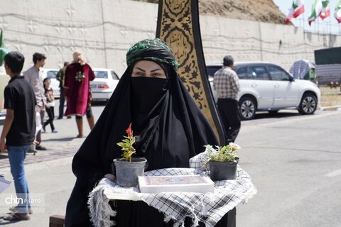 خدمات‌رسانی به زائران اربعین در تمرچین پیرانشهر