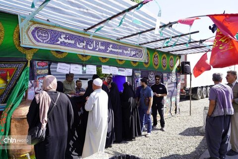 خدمات‌رسانی به زائران اربعین در تمرچین پیرانشهر