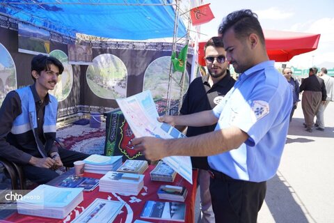 خدمات‌رسانی به زائران اربعین در تمرچین پیرانشهر