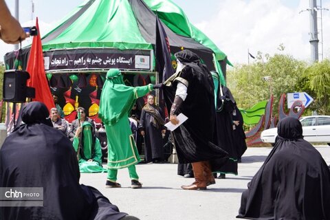 خدمات‌رسانی به زائران اربعین در تمرچین پیرانشهر