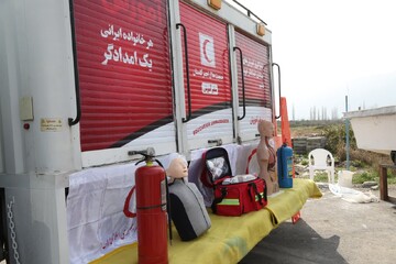 خدمت‌رسانی به ۲۸۰۰ زائر حسینی در درمانگاه هلال‌احمر گلستان در عراق