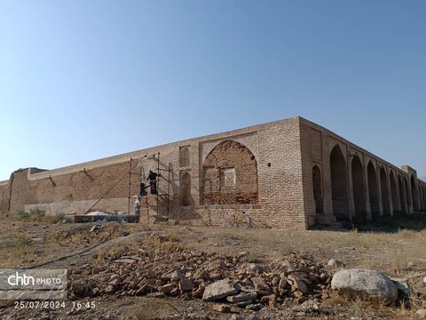 آغاز به کار مرمت کاروانسرای ینگی امام