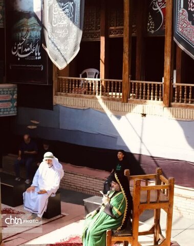 عزاداری و مراسم تعزیه اربعین حسینی در حسینیه جوستان