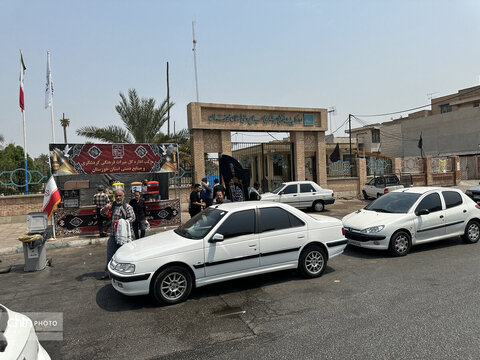 برپایی موکب اربعین حسینی اداره کل میراث‌فرهنگی، گردشگری و صنایع‌دستی خوزستان