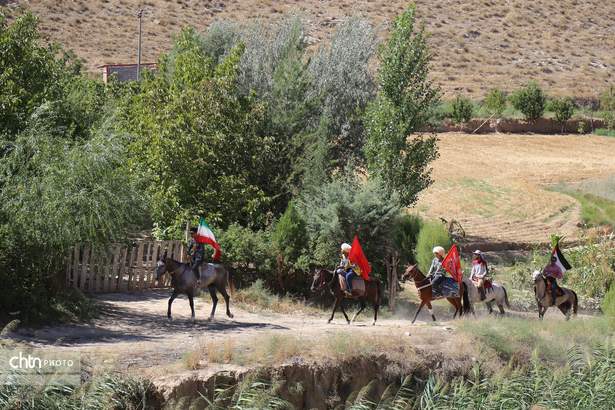 کاروان سوارکاران بجنورد در راه مشهد الرضا (ع)