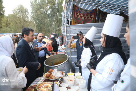 مراسم افتتاحیه و اولین روز از هفدهمین جشنواره آش و غذاهای سنتی نیر