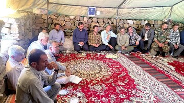 بازدید فرماندار شمیرانات از عشایر دشت لار و بررسی مشکلات منطقه