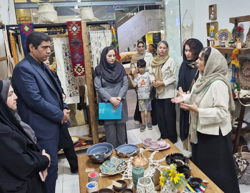 افتتاح فروشگاه صنایعدستی کلاف قصه در گرگان