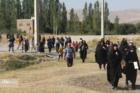 همایش پیاده‌روی خانوادگی و ورزشی در روستای بالانج ارومیه