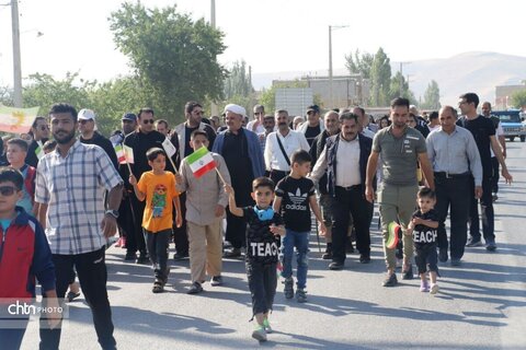 همایش پیاده‌روی خانوادگی و ورزشی در روستای بالانج ارومیه