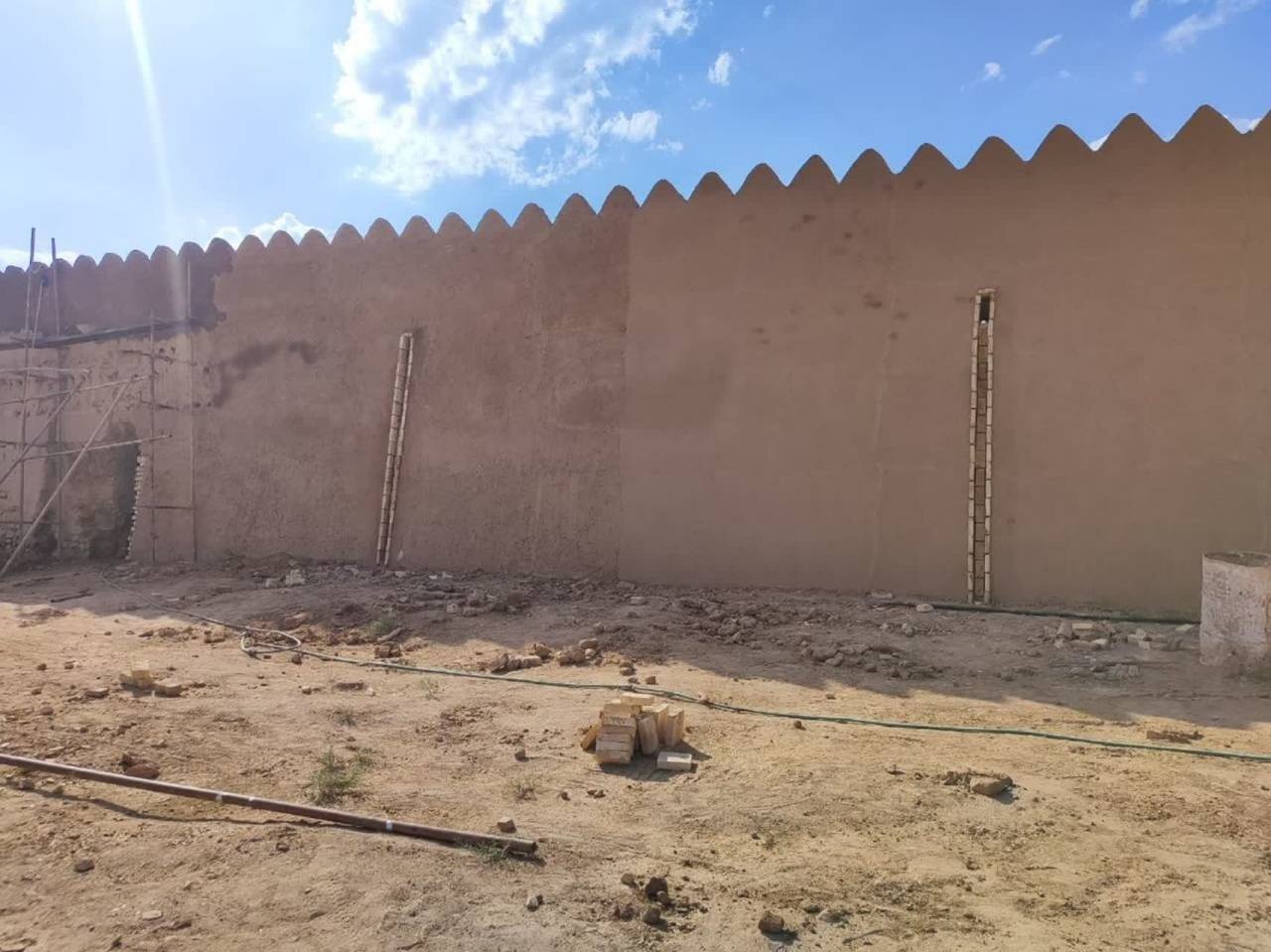 پایان مرمت قلعه تاریخی مریمآباد گاریزات یزد