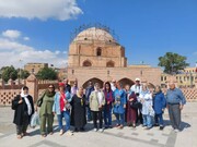 بازدید گردشگران ارمنستان از آثار تاریخی آذربایجان غربی