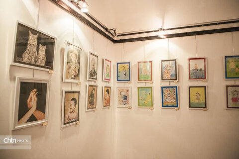 گزارش تصویری نمایشگاه گروهی طراحی و نقاشی هنرجویان آموزشگاه نقاشی وستا