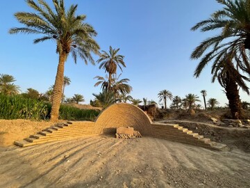 ابر سازه خشتی در اصفهک اجرا می‌شود