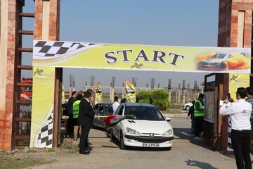 مسابقات رالی خانوادگی در گرگان برگزار شد