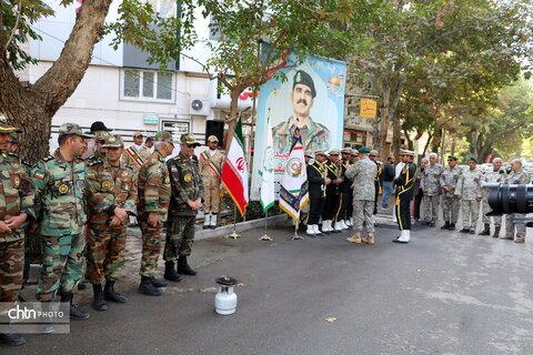 نصب سردیس و کاشی ماندگار شهید "محمدعلی صفا" در بجنورد