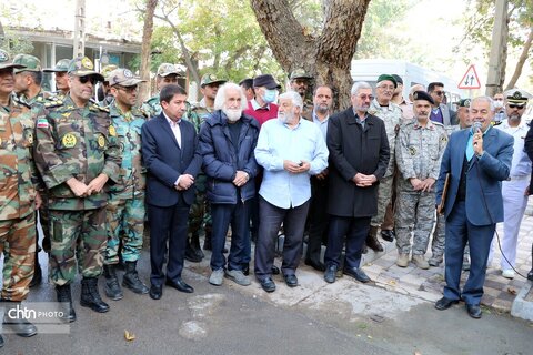 نصب سردیس و کاشی ماندگار شهید "محمدعلی صفا" در بجنورد