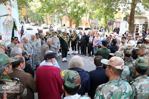 نصب سردیس و کاشی ماندگار شهید "محمدعلی صفا" در بجنورد