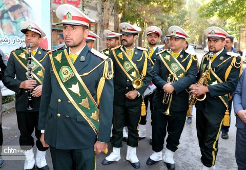 نصب سردیس و کاشی ماندگار شهید "محمدعلی صفا" در بجنورد