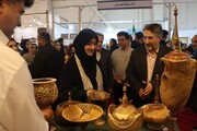 بازدید مریم جلالی از غرفه استان البرز