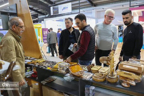 غرفه کانون جهانگردی و اتومبیلرانی در نمایشگاه بین المللی گردشگری سلیمانیه عراق