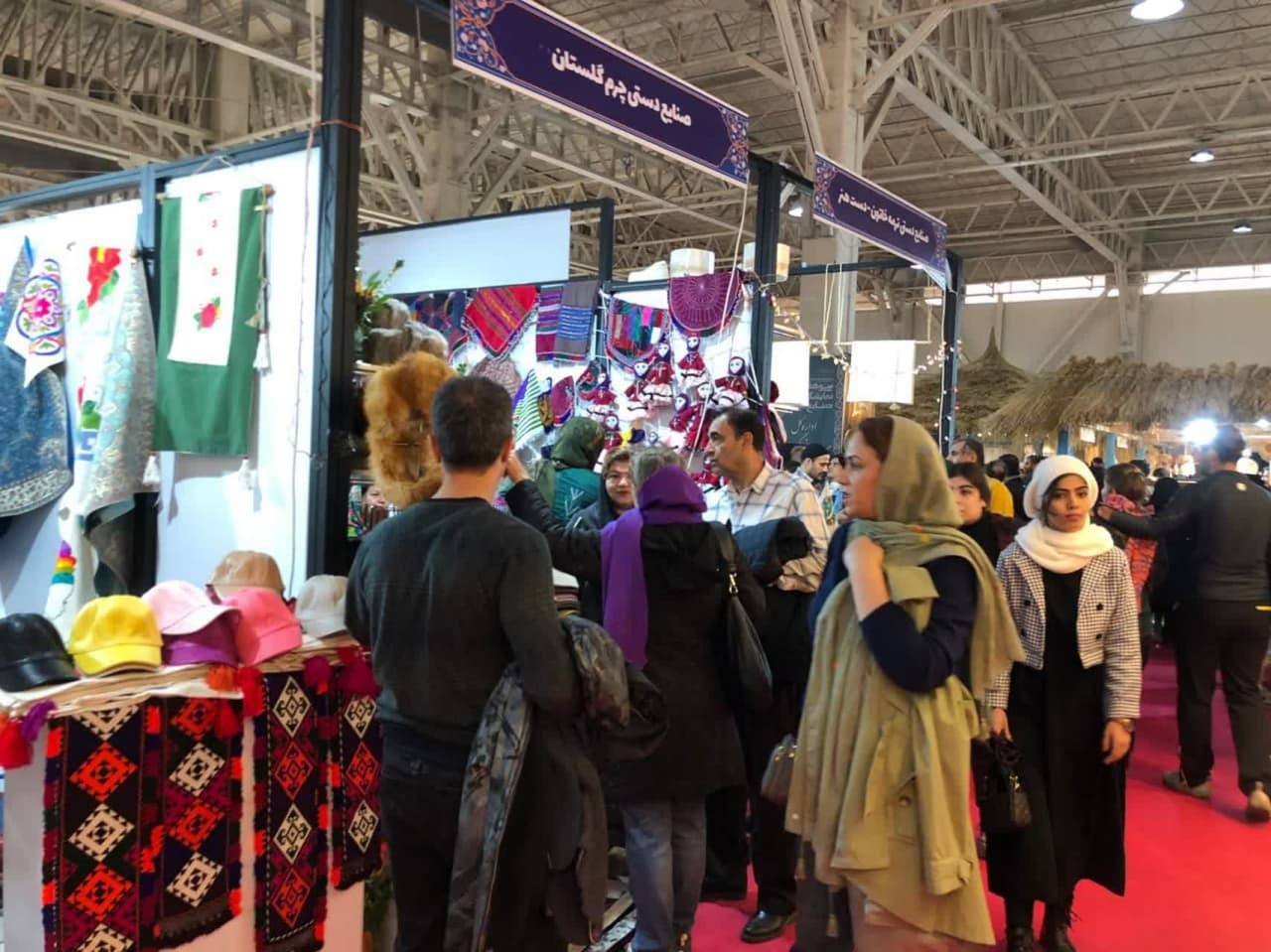 استقبال پرشور از صنایعدستی گلستان در نمایشگاه ملی صنایعدستی