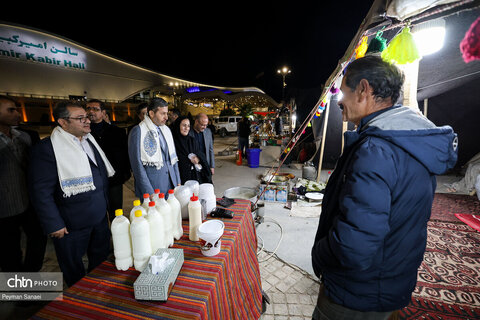 بازدید مسولان از  چهاردهمین نمایشگاه بین المللی گردشگری، صنایع دستی و هتلداری اصفهان