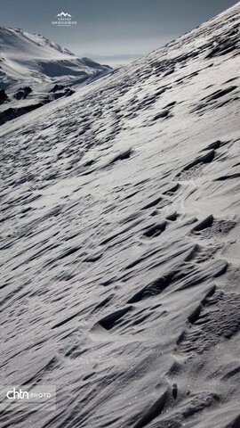 طبیعت زمستانه کوهستان دالامپر ارومیه