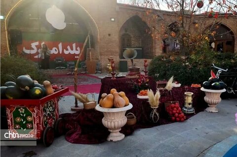 کاونسرای شه عباسی کرج در آستانه شب یلدا