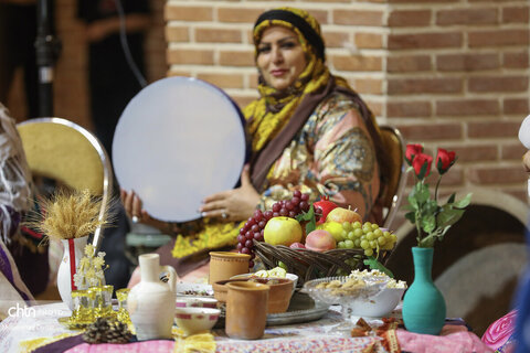 جشن چیلله گئجه‌سی در نگارخانه خطایی مجموعه جهانی شیخ صفی‌الدین اردبیلی