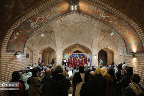 جشن چیلله گئجه‌سی در نگارخانه خطایی مجموعه جهانی شیخ صفی‌الدین اردبیلی