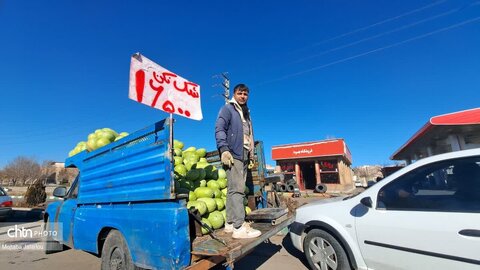 بازار میوه فروشان در یلدا