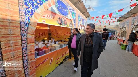 بازدید مدیر کل میراث فرهنگ استان البرز از جشنواره یلدایی و نمایشگاه صنایع دستی در کاروانسرای شاه عباسی کرج