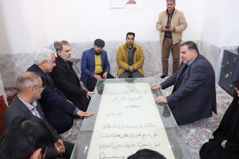 بازدید معاون مجلس و امور استانهای وزارت میراثفرهنگی از بناهای تاریخی شهرستان مه ولات خراسان رضوی