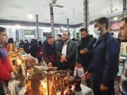 نمایشگاه صنایع‌دستی و کارآفرینی در شهرستان جاجرم برگزار شد