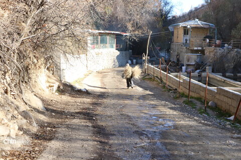 زمستان روستای ((کلم))جاذبه گردشگری ناشناخته در استان ایلام