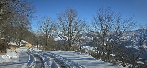 جاده ای به سوی آرامش، زیبایی زمستان ارتفاعات گالیکش جاده ای به سوی آرامش، زیبایی زمستان ارتفاعات گالیکش