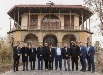 بازدید هیئت مدیره انجمن نمایشگاه‌های ایران از آثار تاریخی قزوین