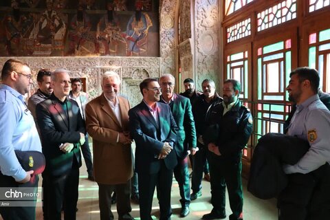 در اولین روز کاری نادر زینالی سرپرست اداره کل میراث فرهنگی، گردشگری و صنایع دستی استان البرز صورت گرفتتجدید میثاق با آرمان‌های شهدا در اولین روز کاری/ تأکید بر بازگشایی کاخ سلیمانیه در اسرع وقت