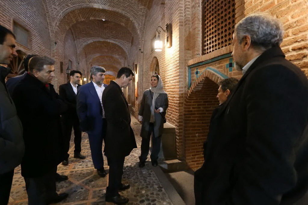 بازدید هیئت مدیره انجمن نمایشگاه‌های ایران از آثار تاریخی قزوین