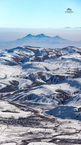 زیبایی کوهستان ستاره لوند ارومیه در زمستان