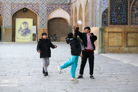 مراسم معنوی اعتکاف ذر مسجد جامع عتیق اصفهان